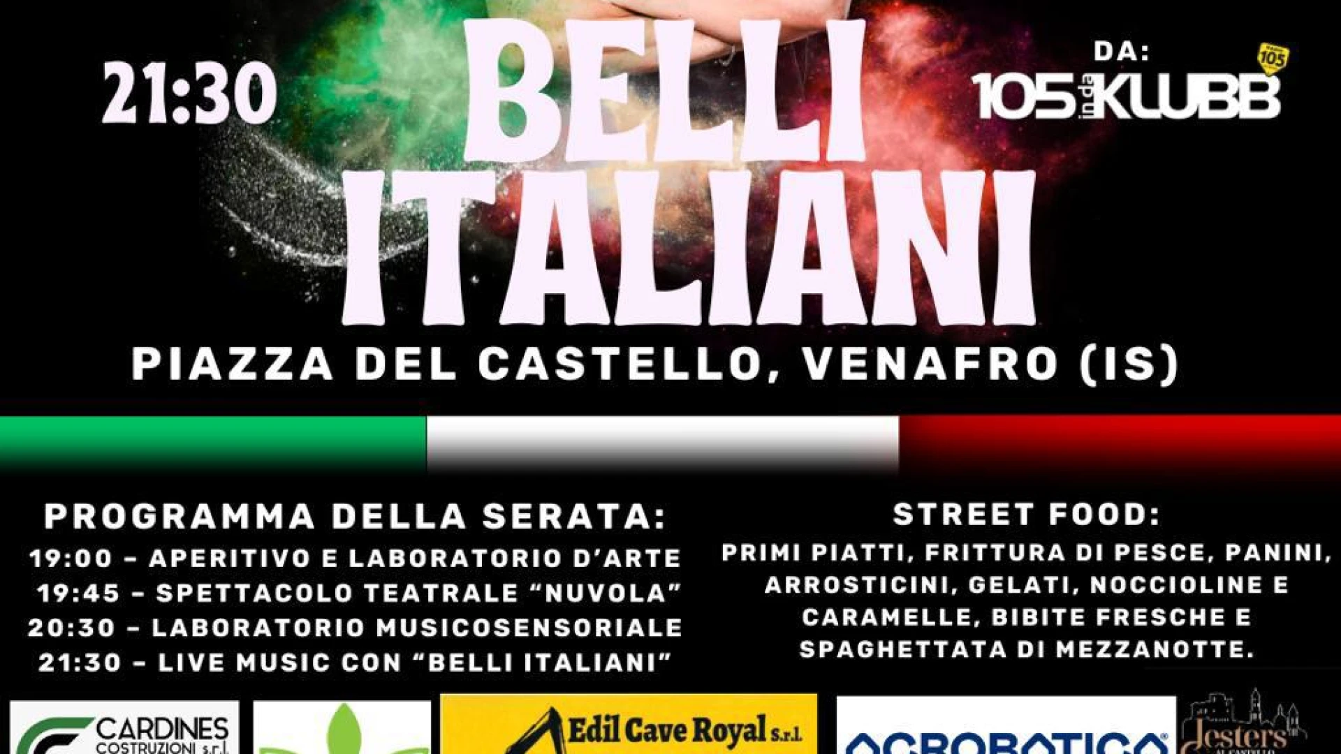 "Notte Magica al Castello" a Venafro tra special guest, street food e tanto altro